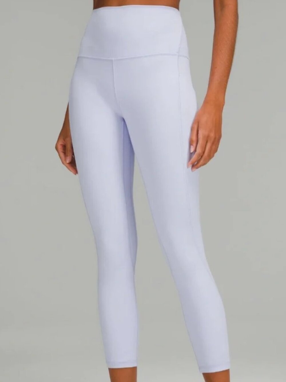 Lululemon Align High-Rise Crop 23” w/ Pockets – Light Lilac/Blue – Size 2